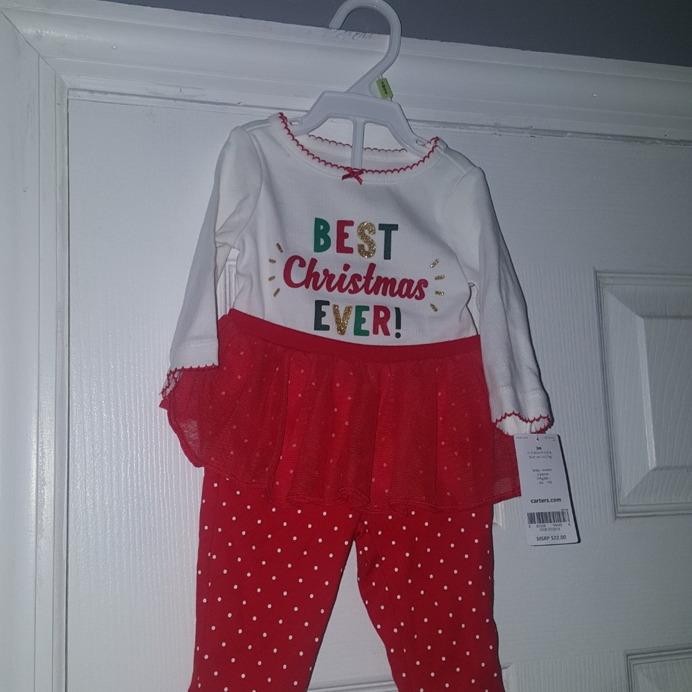 Carters Christmas‎ baby tutu holiday 1 piece - Picture 6 of 6